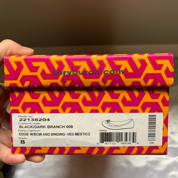 Tory Burch | Women’s Size 8 Eddie Bow Flats - Picture 8 of 8